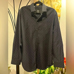 Authentic Dolce & Gabanna Black George Button Up Shirt Size 42/16.5